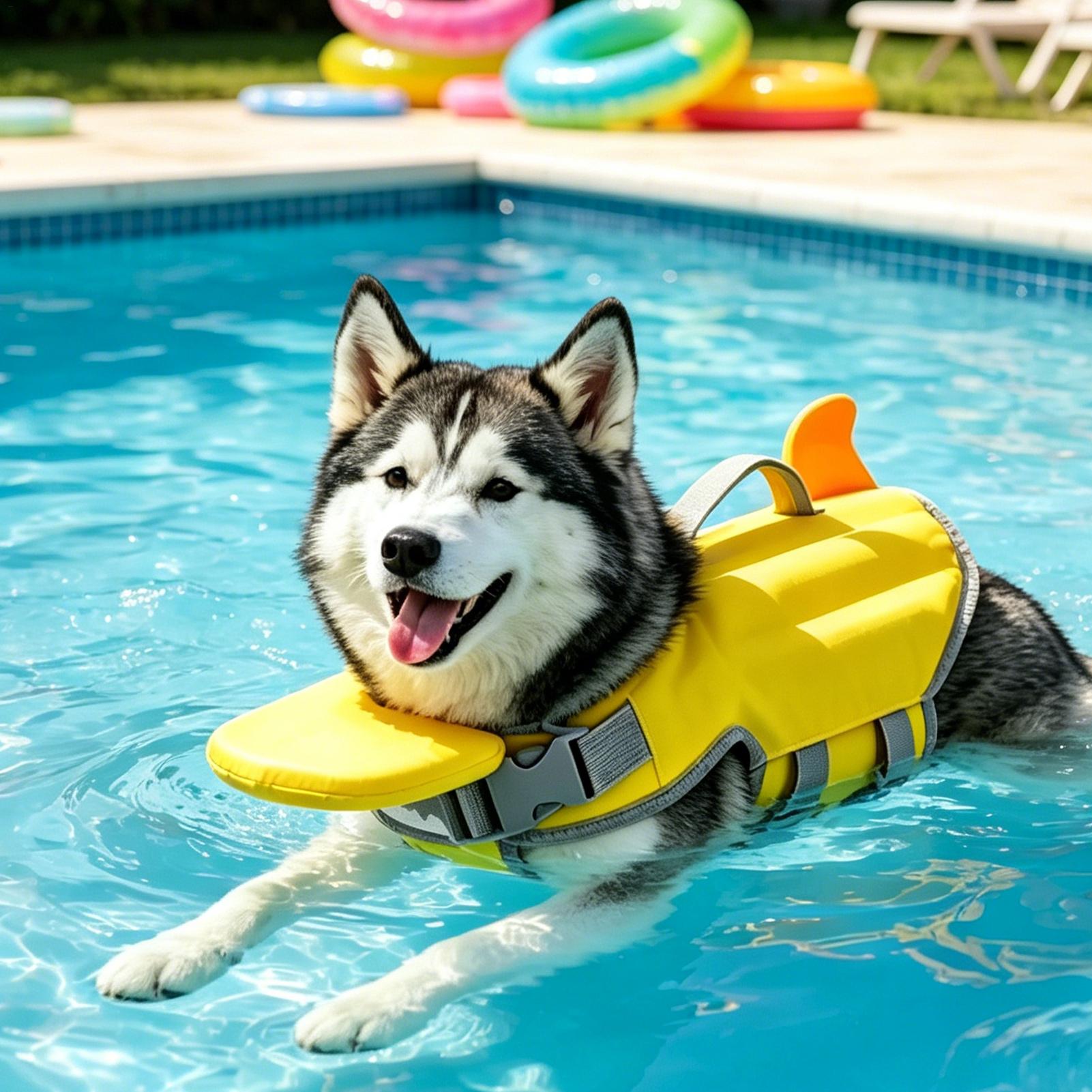 Dog Life Jacket - Dog Life Vest High Buoyancy with