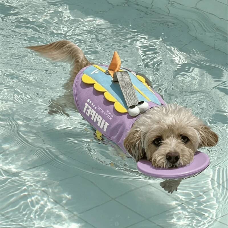 Dog Life Jacket - Dog Life Jacket Cute Shark Shape