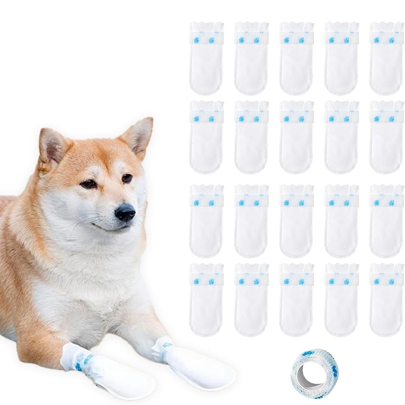【CHRISTMAS 】Pet Disposable Sho - Dog Booties Paw Protector ulasan dan harga