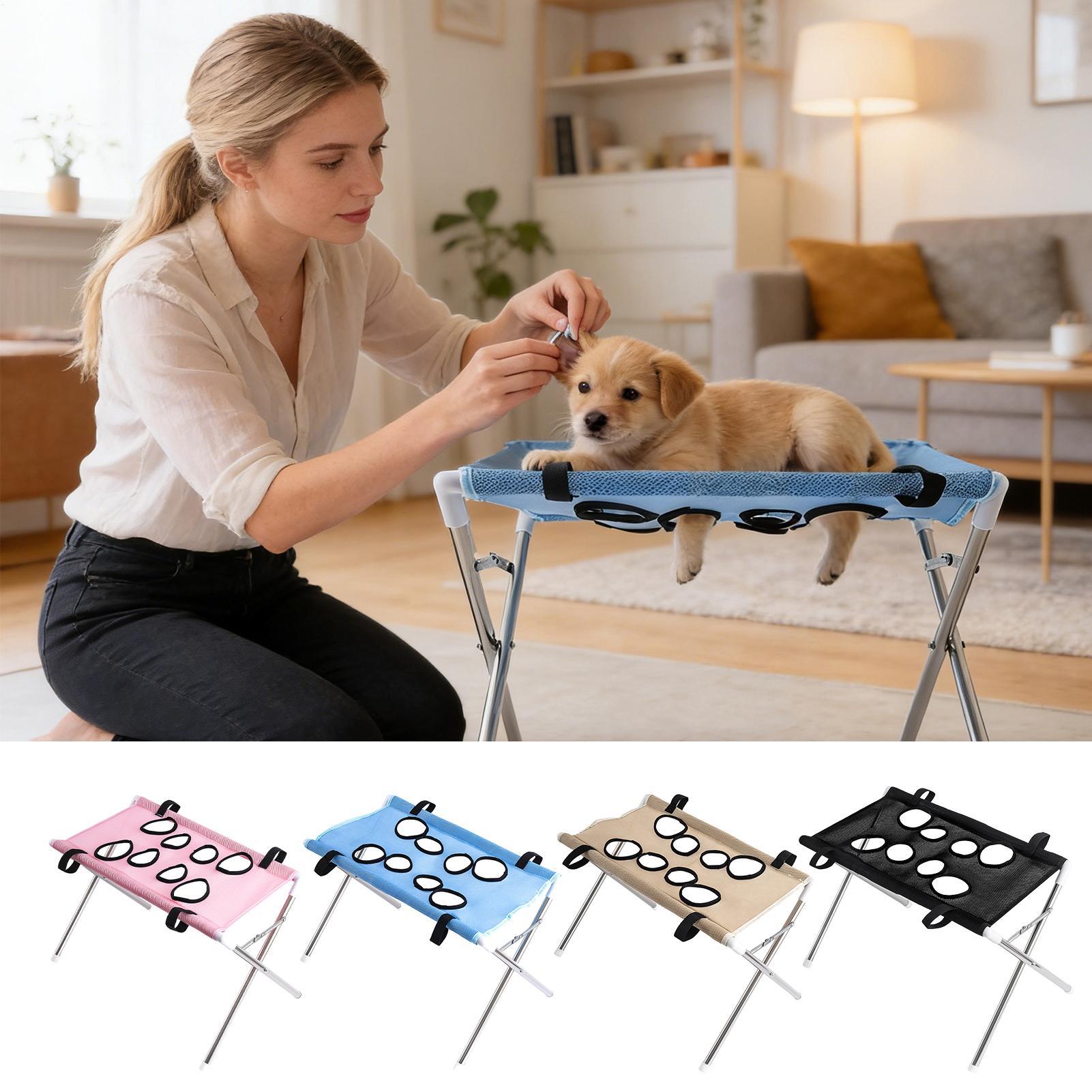 Pet Grooming Hammock Stand Fol - Pet Supplies Coupon ulasan dan harga