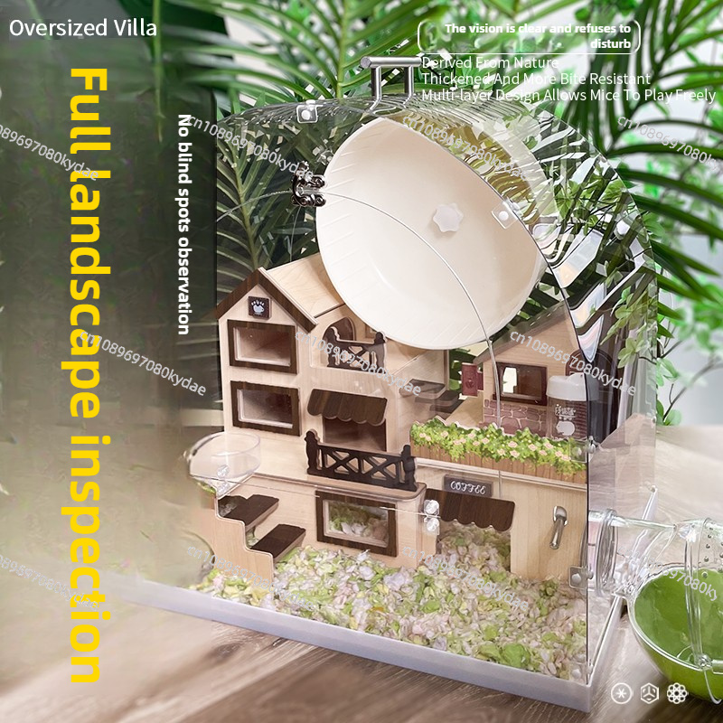 ‌Hamster Mansion for Syrian Ch - Hamster Cage Wheel ulasan dan harga