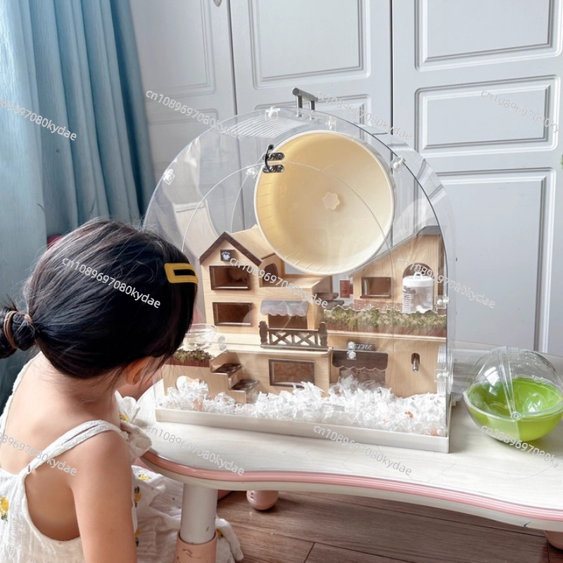 ‌Hamster Mansion for Syrian Ch - Hamster Cage Wheel ulasan dan harga