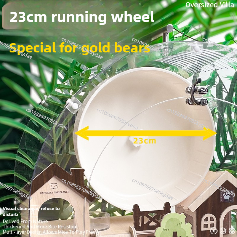 ‌Hamster Mansion for Syrian Ch - Hamster Cage Wheel ulasan dan harga