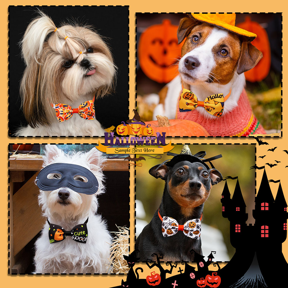 10PCS Halloween Dog Accessorie - Pet Supplies Coupon ulasan dan harga