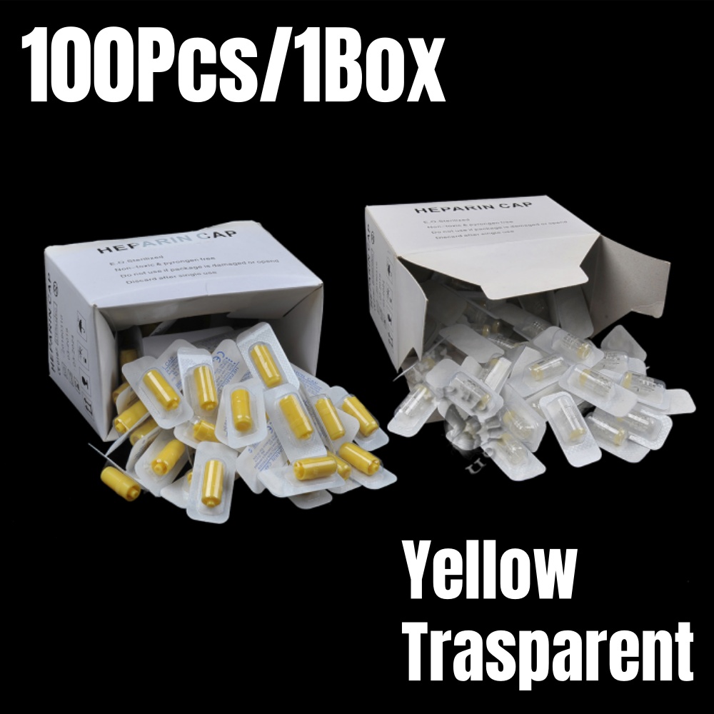 100Pcs/Box Heparin Cap IV Disp - Pet Supplies Discount ulasan dan harga