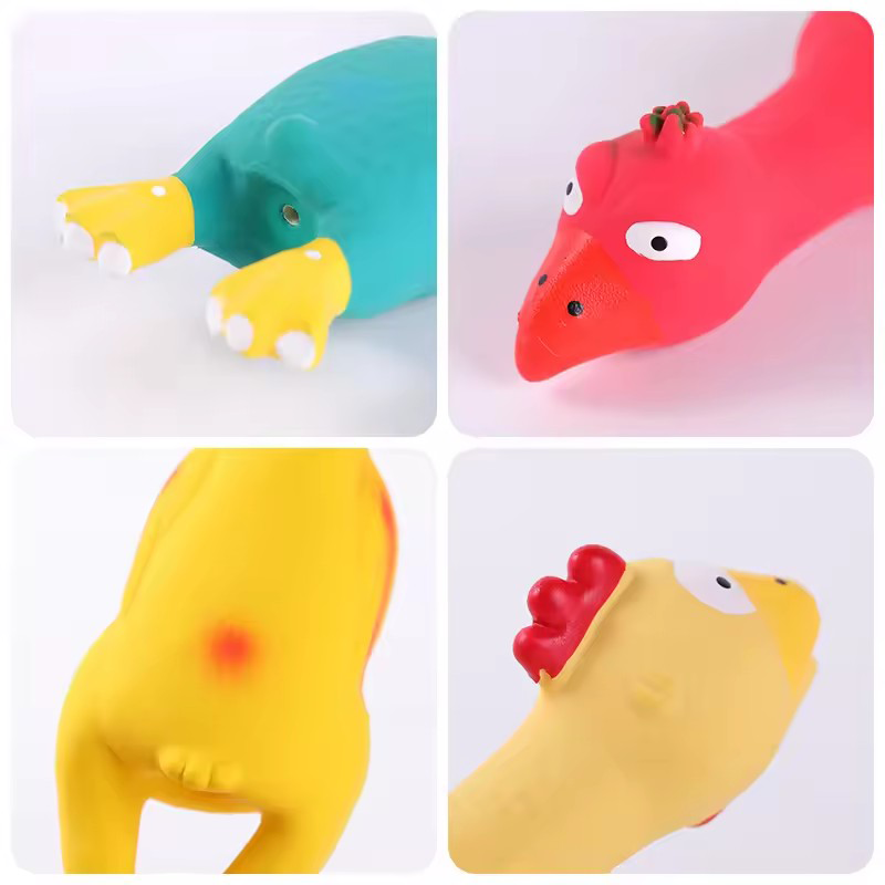 Cute Dog Squeak Toy Latex Chic - Pet Supplies Coupon ulasan dan harga