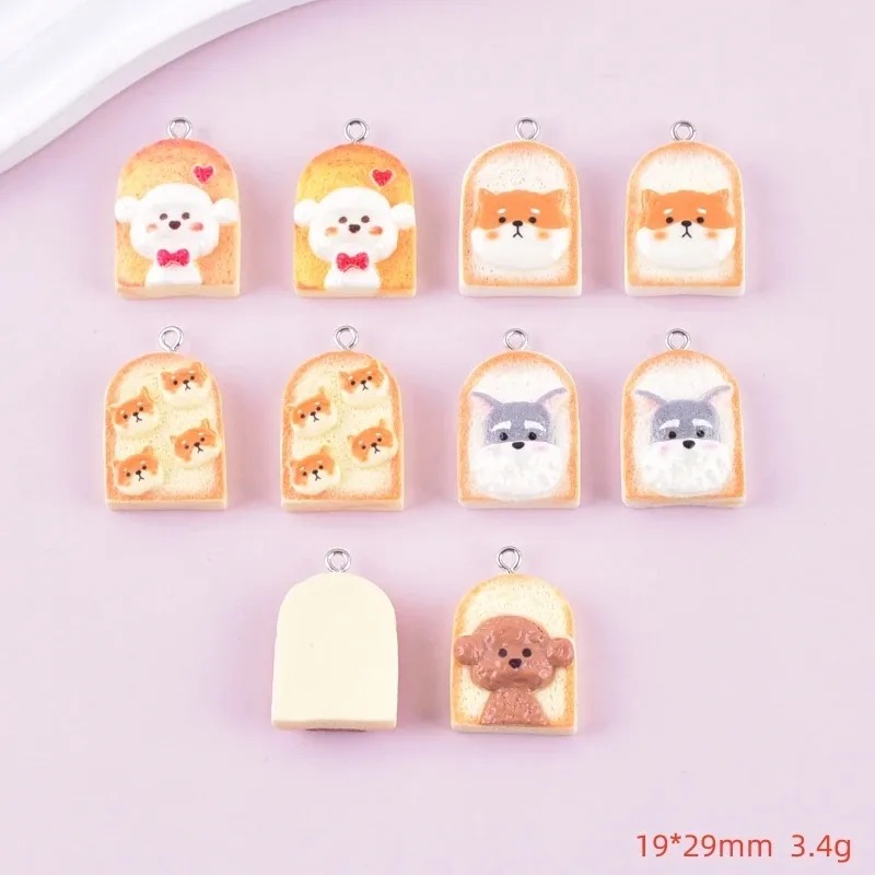 10Pcs Cute Toast Dog Resin Pen - Pet Supplies Discount ulasan dan harga