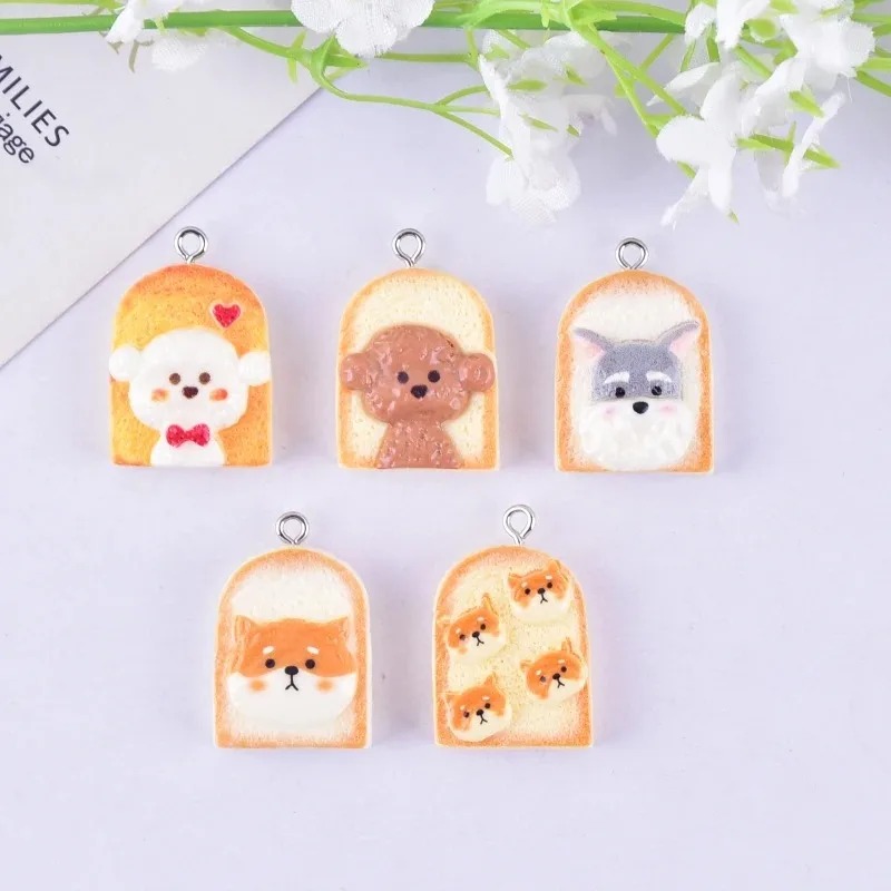 10Pcs Cute Toast Dog Resin Pen - Pet Supplies Discount ulasan dan harga