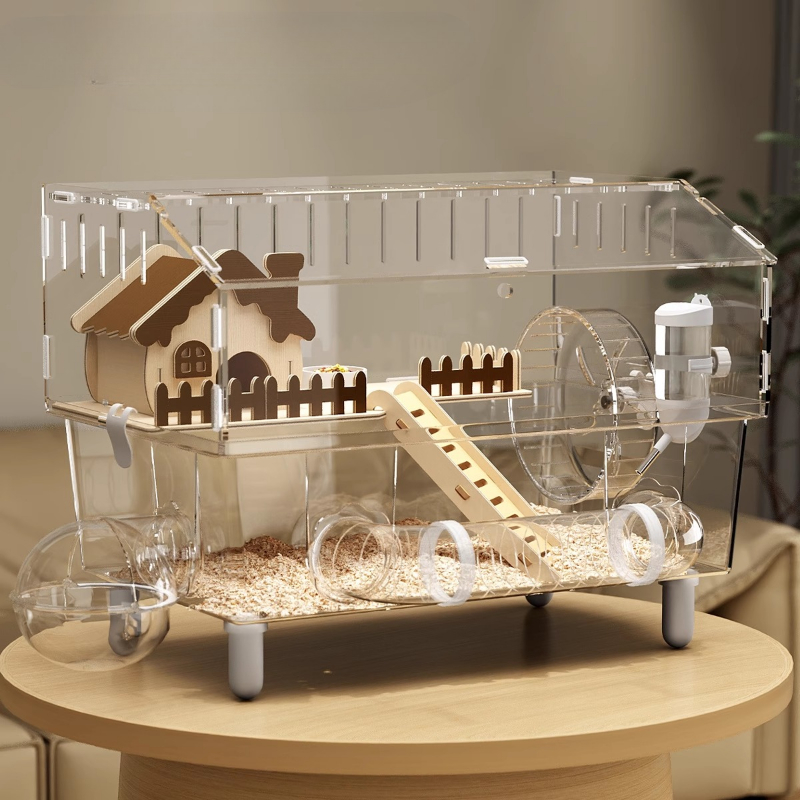 Acrylic Hamster Cage, 360째 Vie - Hamster Cage Wheel ulasan dan harga