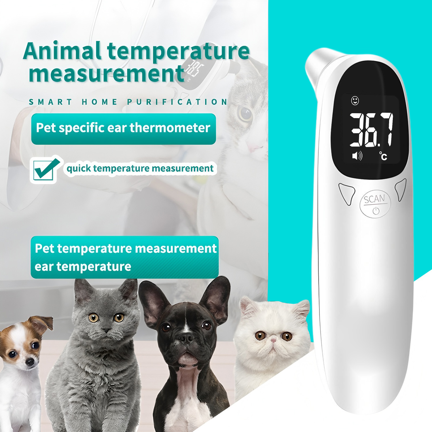 Pet Ear Digital Thermometer No - Pet Supplies Discount ulasan dan harga