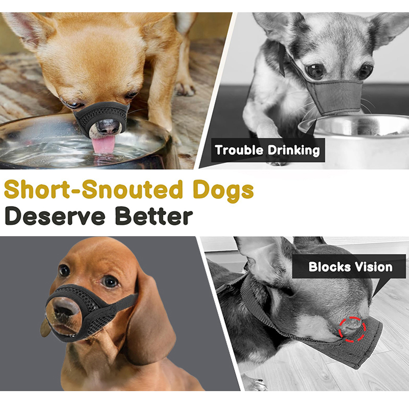 Mesh Muzzle For Short Snout An - Pet Supplies Co ulasan dan harga