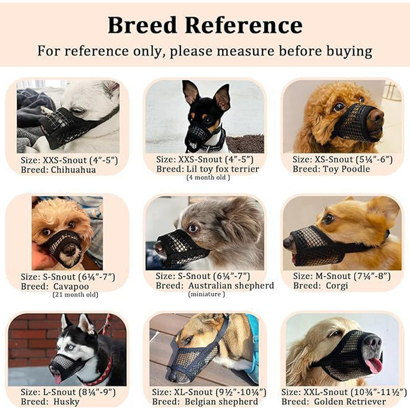 Mesh Muzzle For Short Snout An - Pet Supplies Co ulasan dan harga