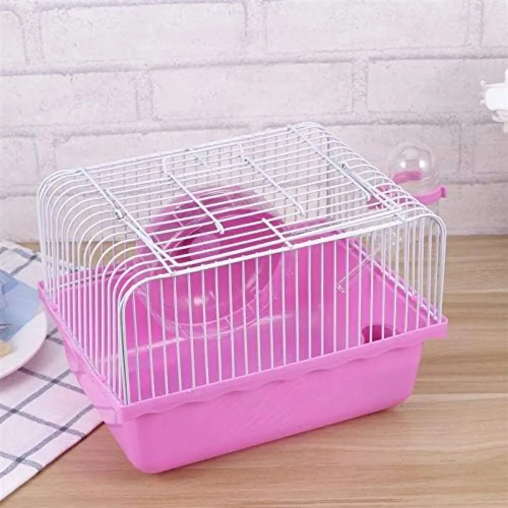 Pet Hamster Cage with Running  - Hamster Cage Wheel ulasan dan harga