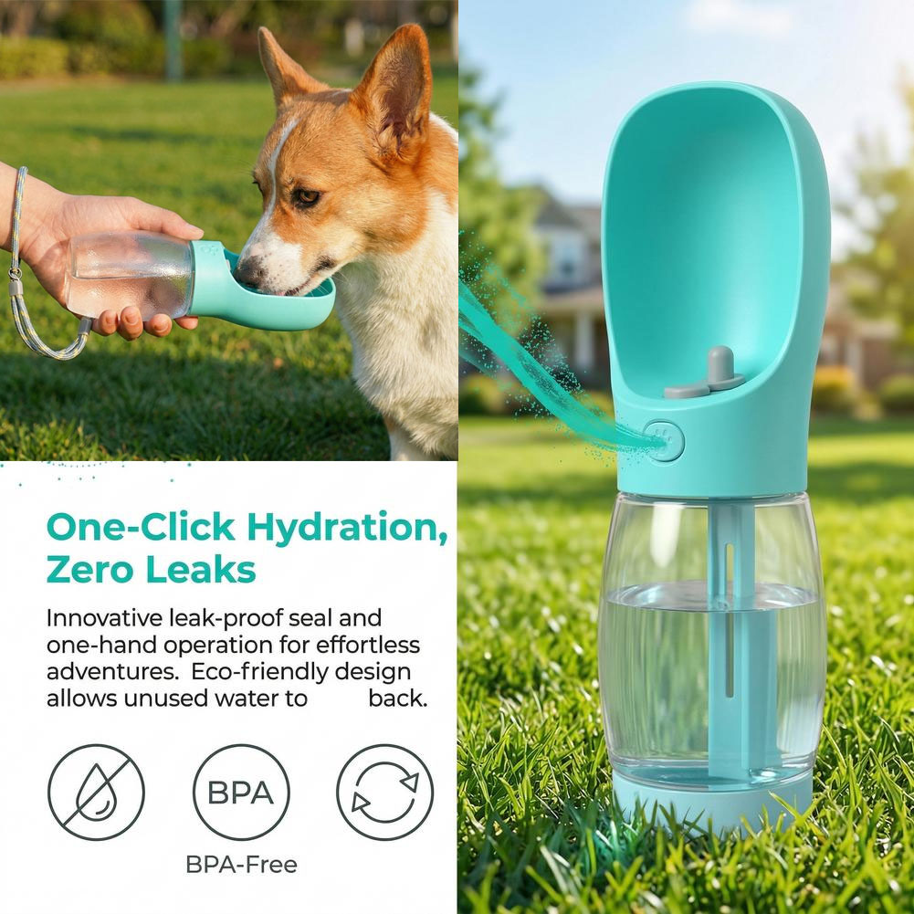 Portable Dog Water Bottle Trav - Pet Supplies Co ulasan dan harga