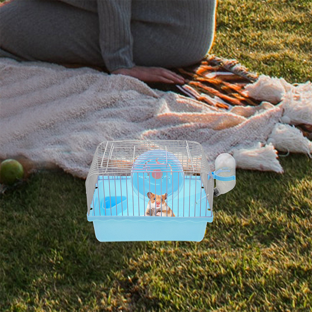 2Pcs Portable Hamster Carrier  - Hamster Cage Wheel ulasan dan harga