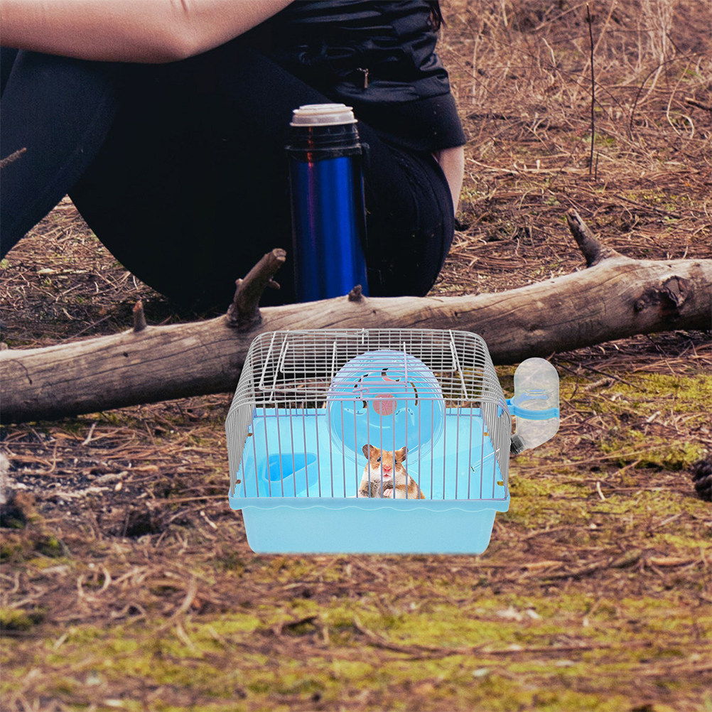 2Pcs Portable Hamster Carrier  - Hamster Cage Wheel ulasan dan harga