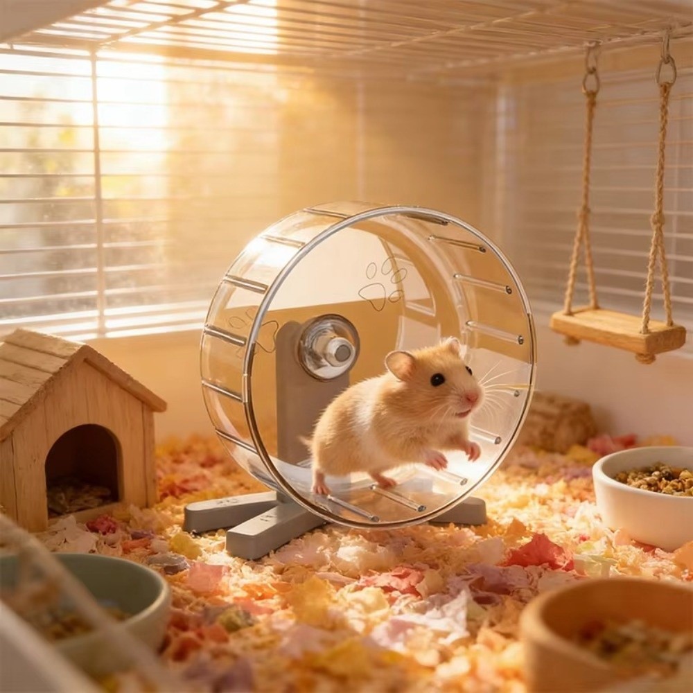 Silent Hamster Running Wheel E - Hamster Cage Wheel ulasan dan harga