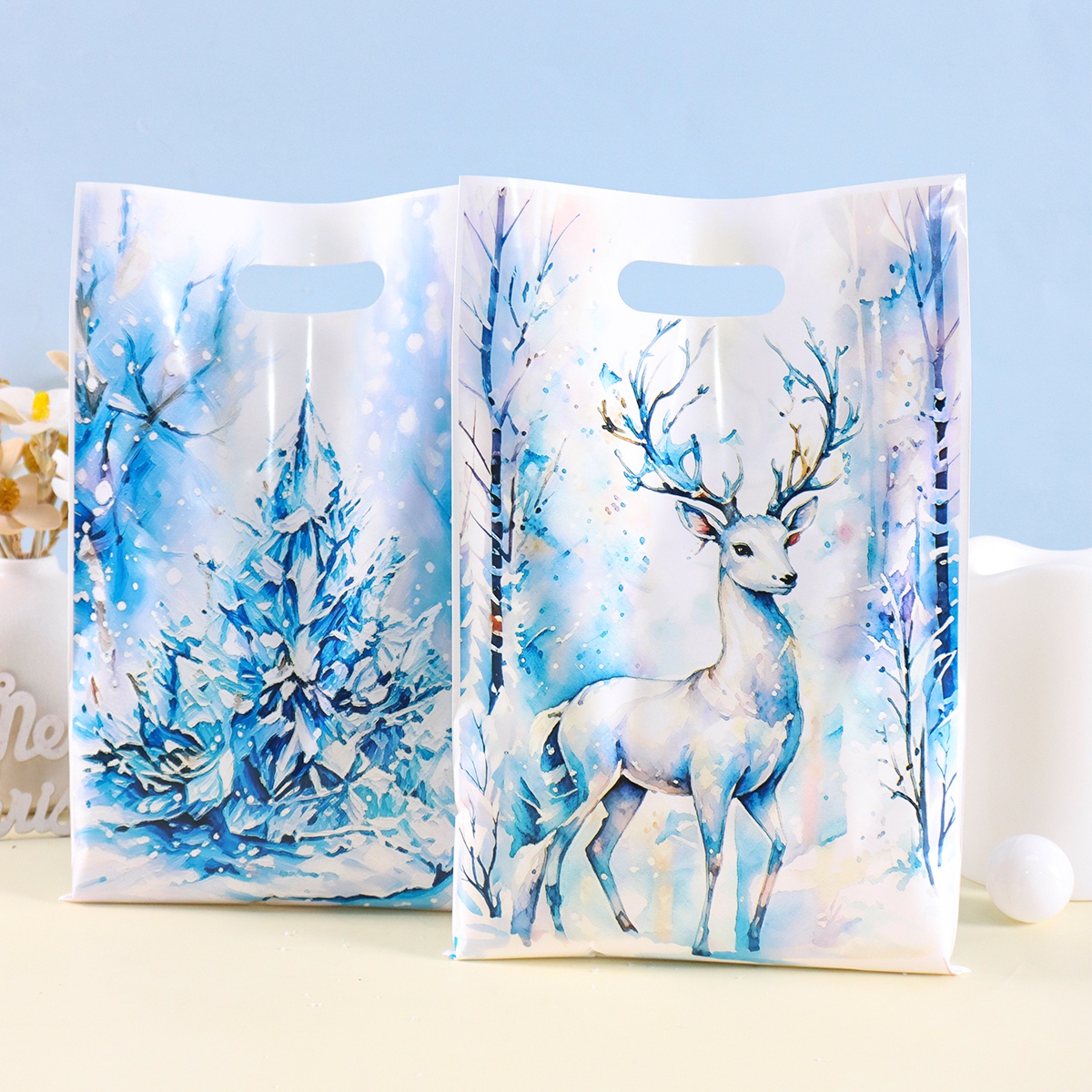 10/20/50pcs Blue Christmas Gif - Pet Supplies Discount ulasan dan harga