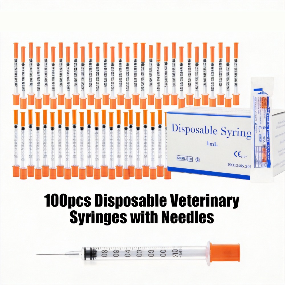 100pcs Disposable Syringe1ml 0 - Pet Supplies Discount ulasan dan harga
