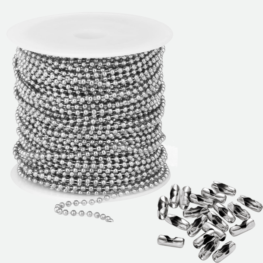 10m Stainless Steel Bead Ball  - Pet Supplies Discount ulasan dan harga
