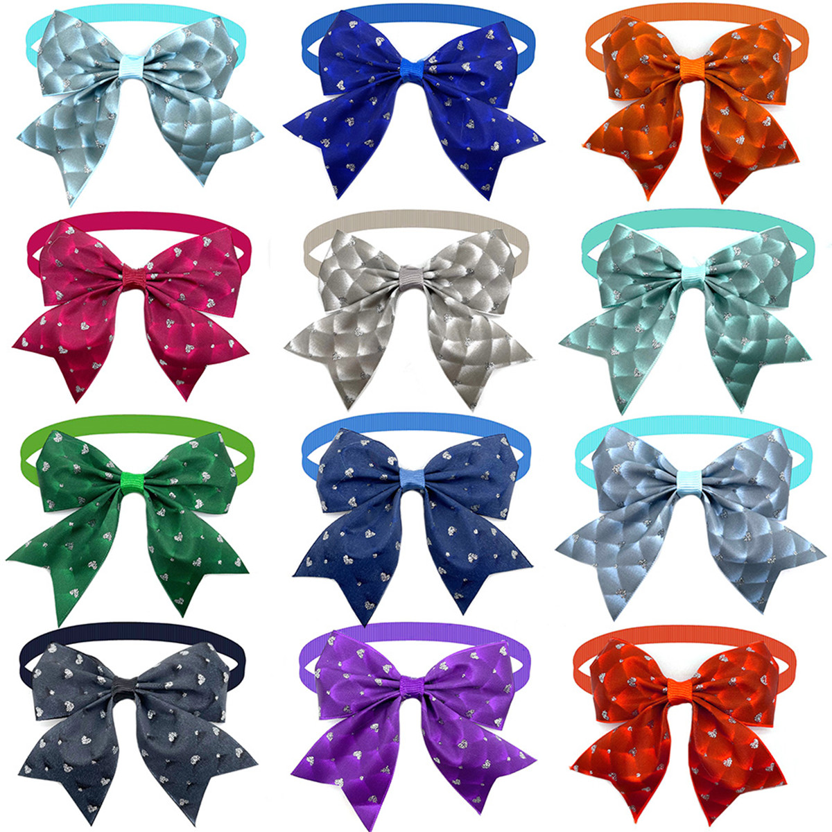 50/100pcs Dog Bow Tie Love Sty - Pet Supplies Co ulasan dan harga