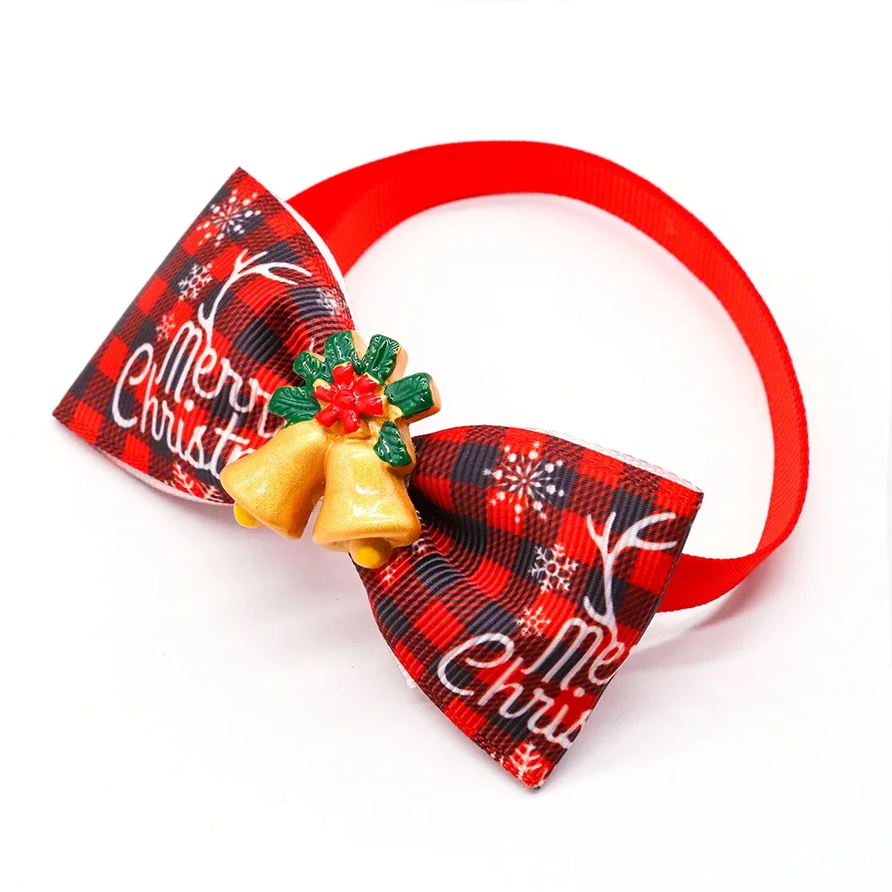 50/100pcs Christmas Dog Bowtie - Pet Supplies Coupon ulasan dan harga