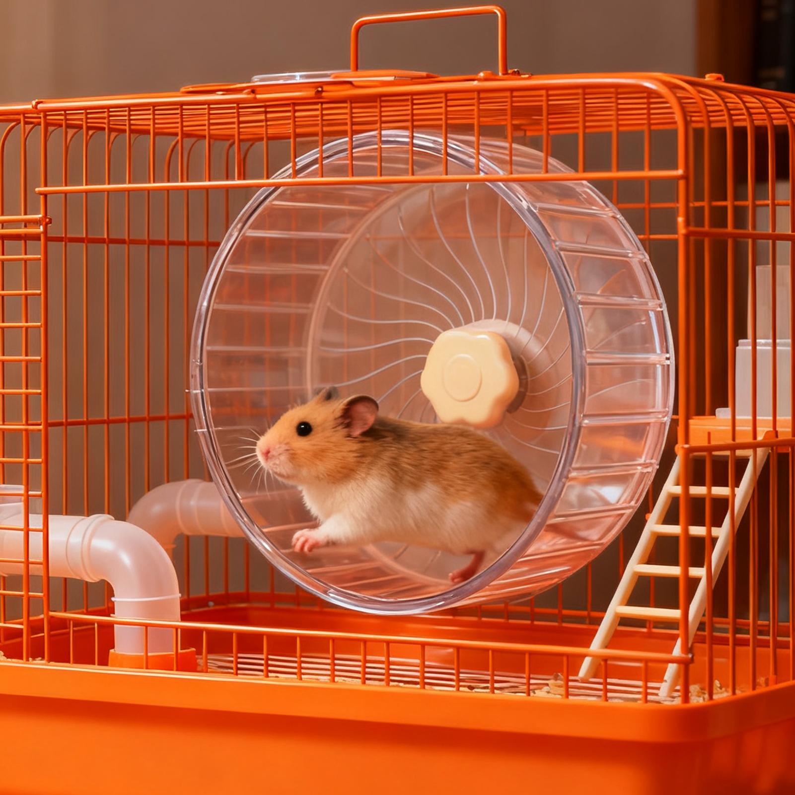 Silent Hamster Wheel Quiet Dou - Hamster Cage Wheel ulasan dan harga