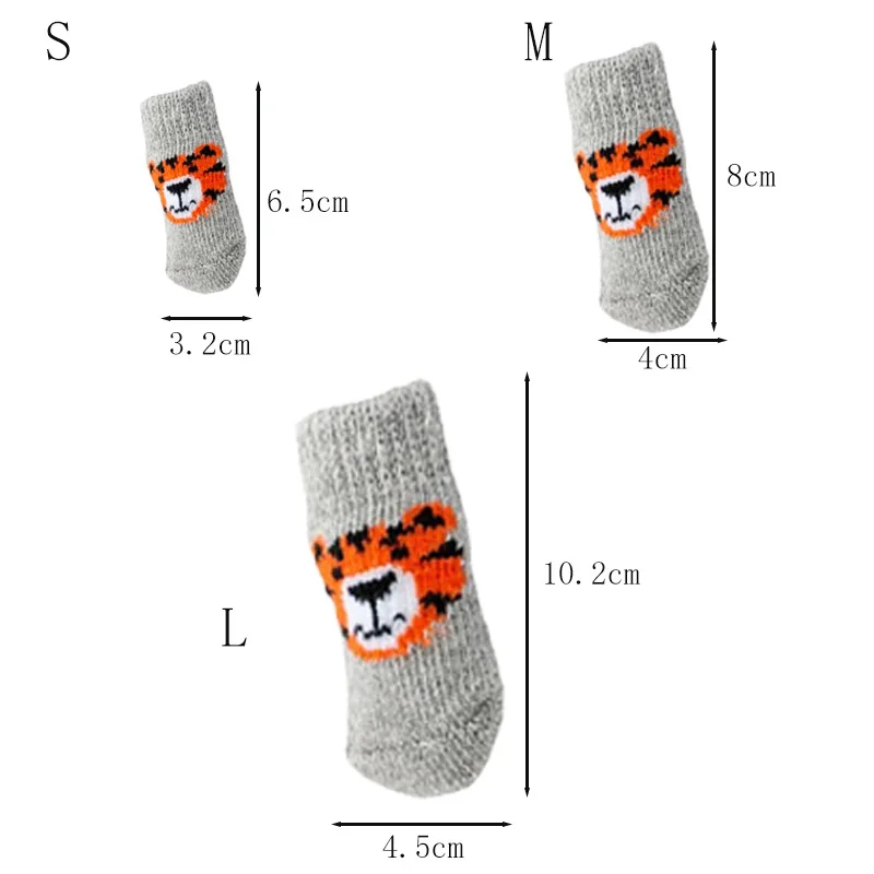 4PCS Winter Pet Dog Socks, Ant - Dog Booties Paw Protector ulasan dan harga