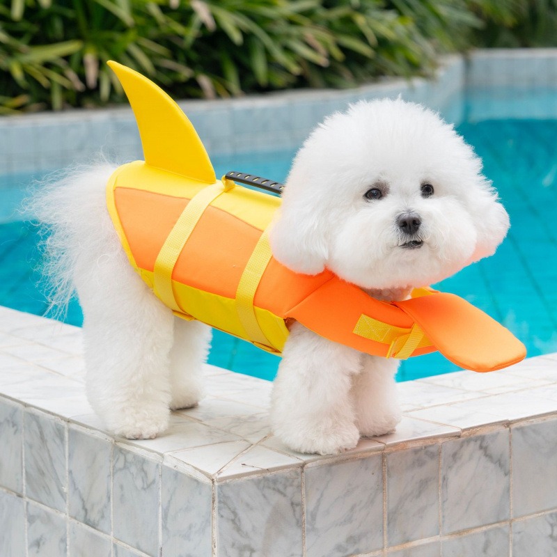 Shark Dog Life Jacket Pet Swim - Dog Life Jacket ulasan dan harga