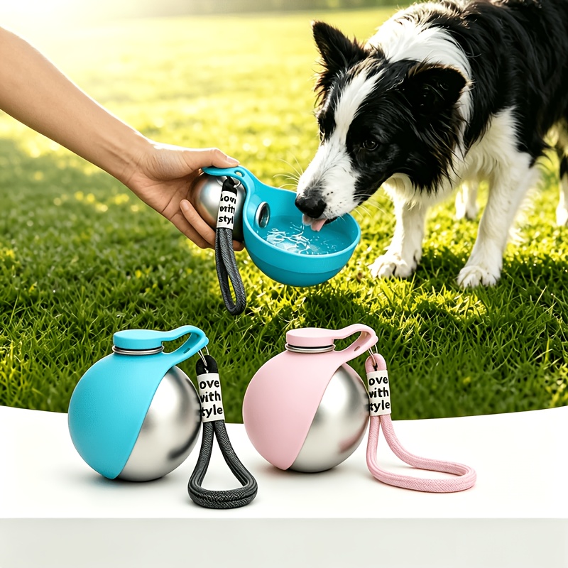 Dog Water Bottle Stainless Ste - Pet Supplies Coupon ulasan dan harga