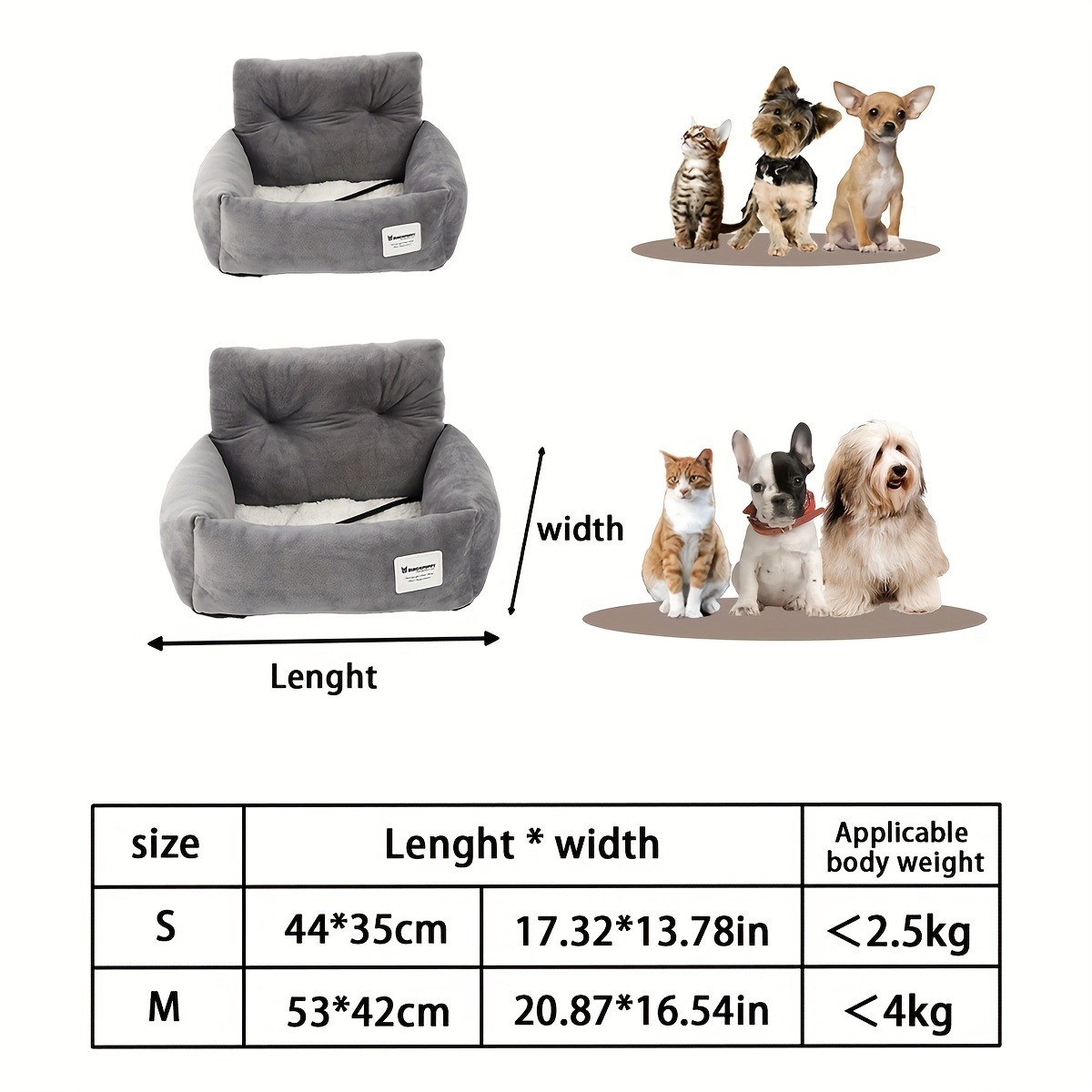 Car Bed Dog Sofa Large Dogs Sm - Pet Supplies Coupon ulasan dan harga