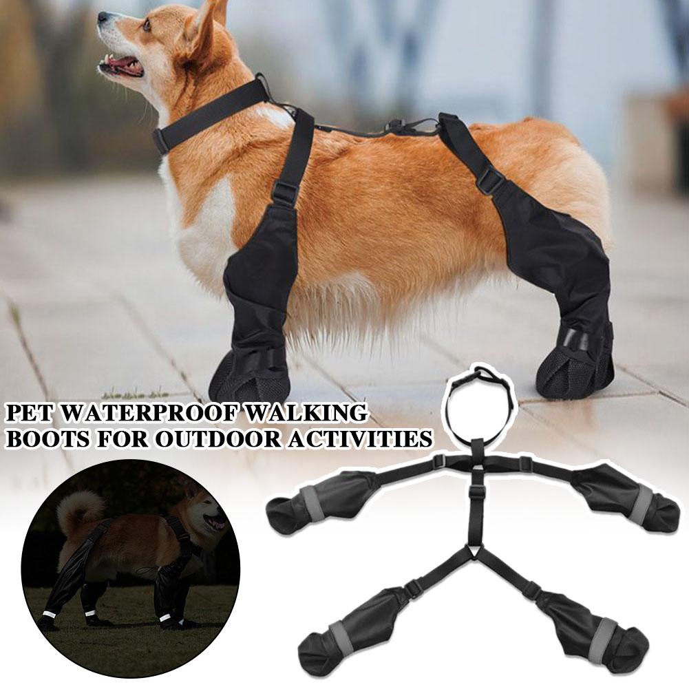 Dog Suspender Boots Waterproof - Dog Booties Paw Protector ulasan dan harga