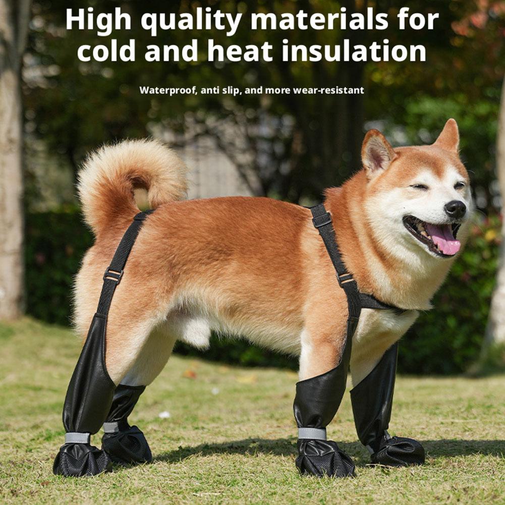 Dog Suspender Boots Waterproof - Dog Booties Paw Protector ulasan dan harga