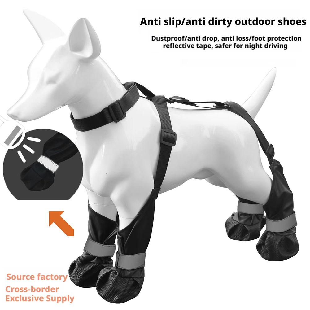 Dog Suspender Boots Waterproof - Dog Booties Paw Protector ulasan dan harga