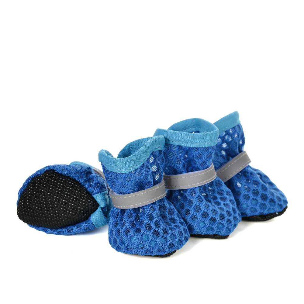 4pcs/set Summer Breathable Dog - Dog Booties Paw Protector ulasan dan harga