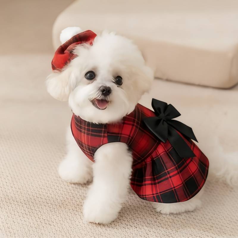 Pet Dog Clothes Plaid Shirt Su - Pet Supplies Co ulasan dan harga