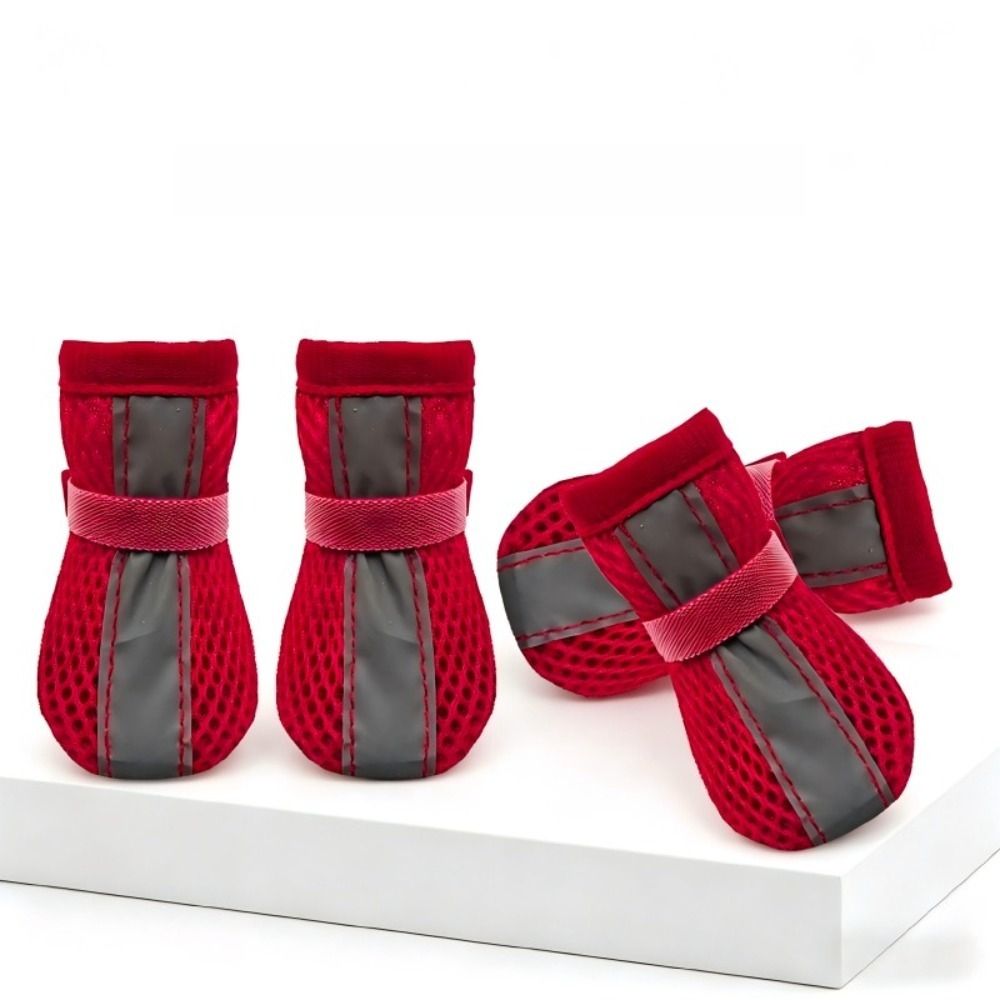 4PCS/SET Durable Non-Slip Dog  - Dog Booties Paw Protector ulasan dan harga