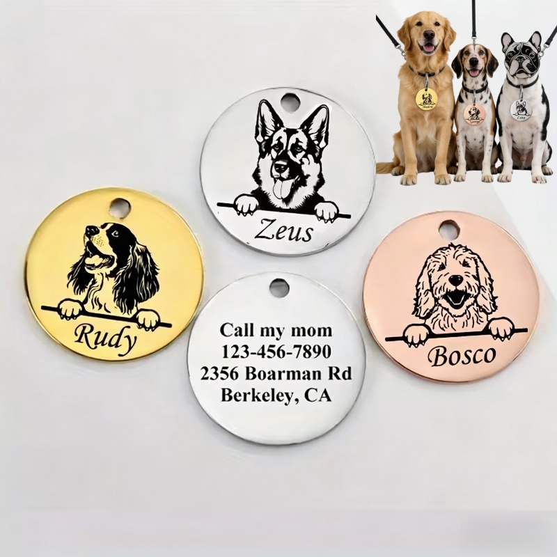 Custom Pet Name Puppy Anti-los - Pet Supplies Discount ulasan dan harga
