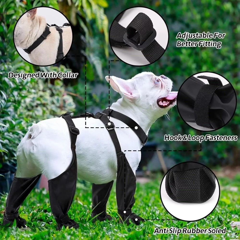 Anti-fall Waterproof Dog Shoes - Dog Booties Paw Protector ulasan dan harga