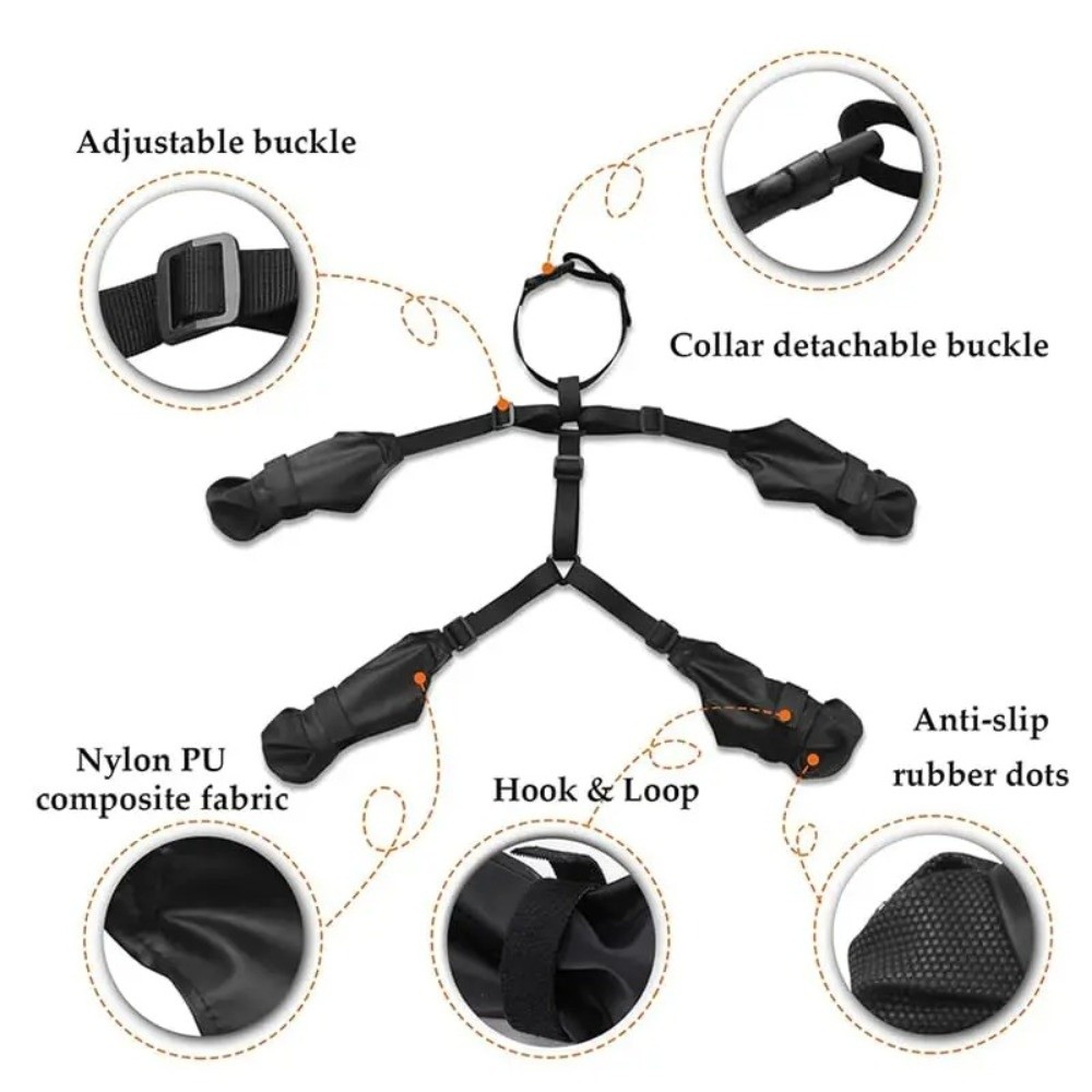 Anti-fall Waterproof Dog Shoes - Dog Booties Paw Protector ulasan dan harga