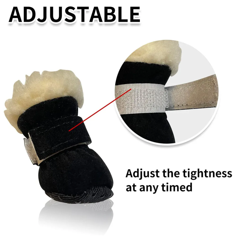 Warm Small Dog Snow Boots & Pa - Dog Booties Paw Protector ulasan dan harga