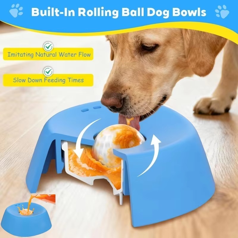 1pc Dog Lick Bowl Slow Feeder  - Pet Supplies Co ulasan dan harga