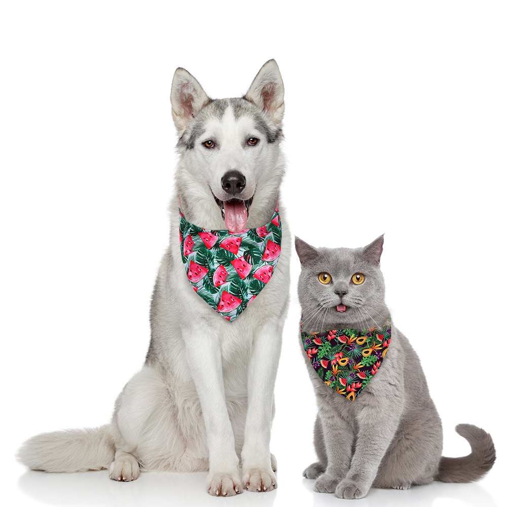 50pcs Dog Bandana Summer Fruit - Pet Supplies Coupon ulasan dan harga