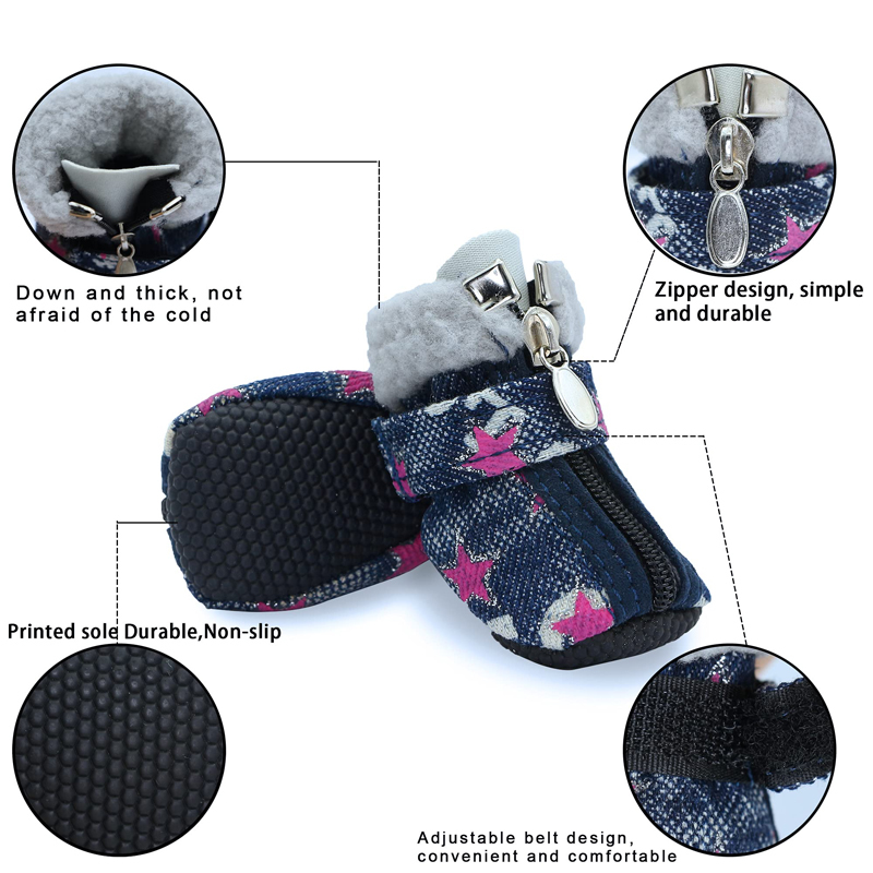 Benepaw  Warm Dog Shoes Winter - Dog Booties Paw Protector ulasan dan harga